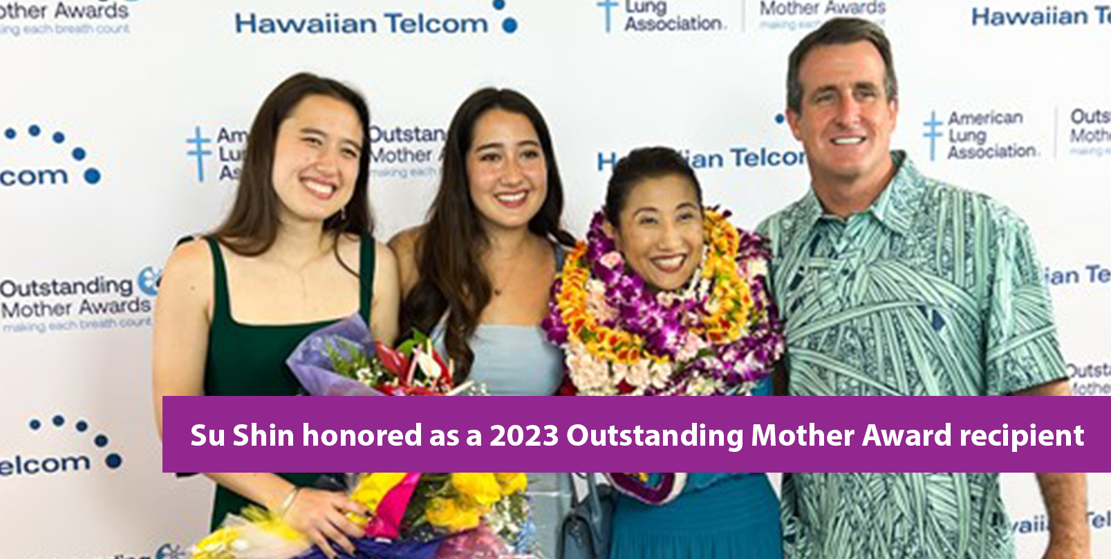 Su Shin honored as a 2023 Outstanding Mother Award recipient